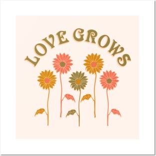 LOVE GROWS Posters and Art